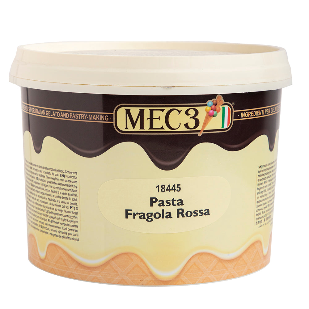 MEC3 Pate Fraise Rouge 3Kg